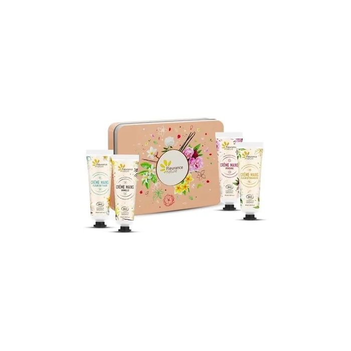 Fleurance Nature Hand Cream Care Set - Four Fragrant Hand Creams