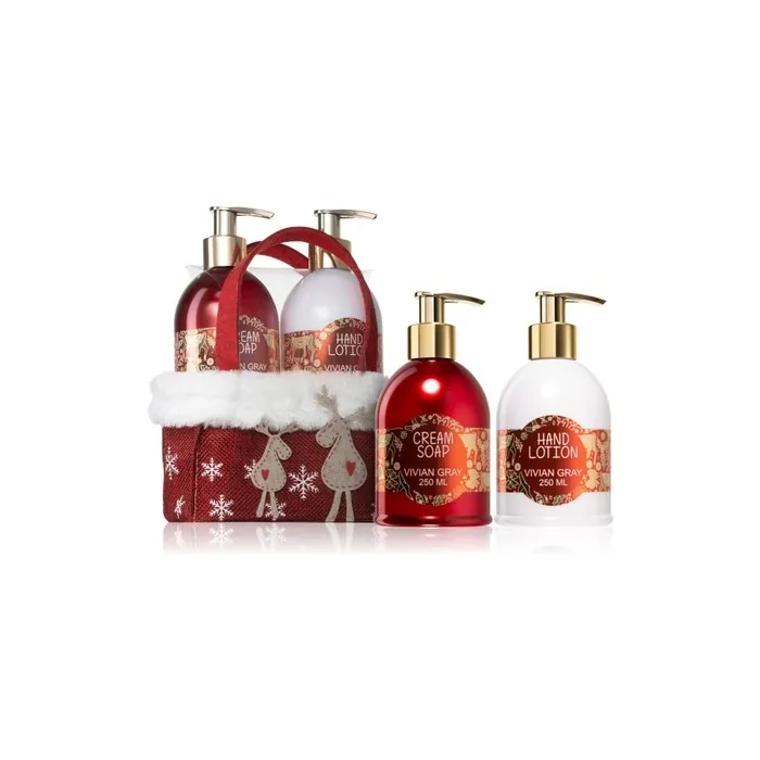 Vivian Gray Red Christmas Gift Set For Hands