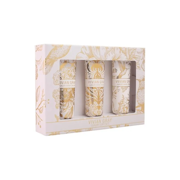 Vivian Gray White Velvet Hand Cream Set