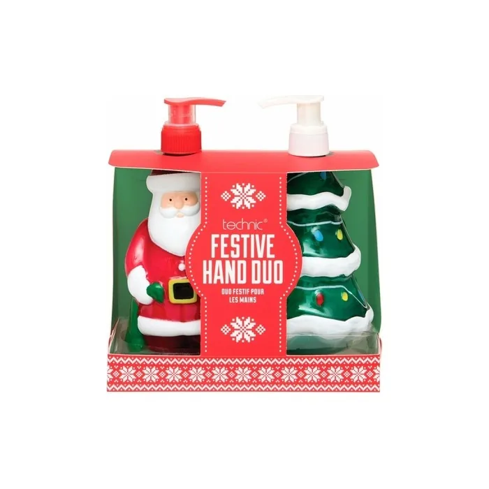Technic Christmas Tree & Santa Hand Wash and Creamy Lotion Duo Hand Care Gift Set