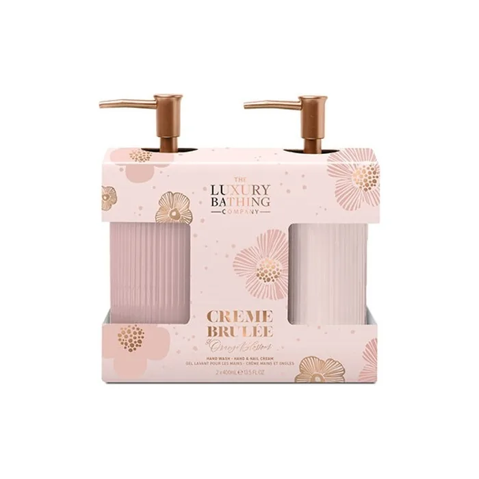 The Luxury Bathing Company Intensive Hand Care Gift Set Crème Brûlée Orange Blossom Vanilla