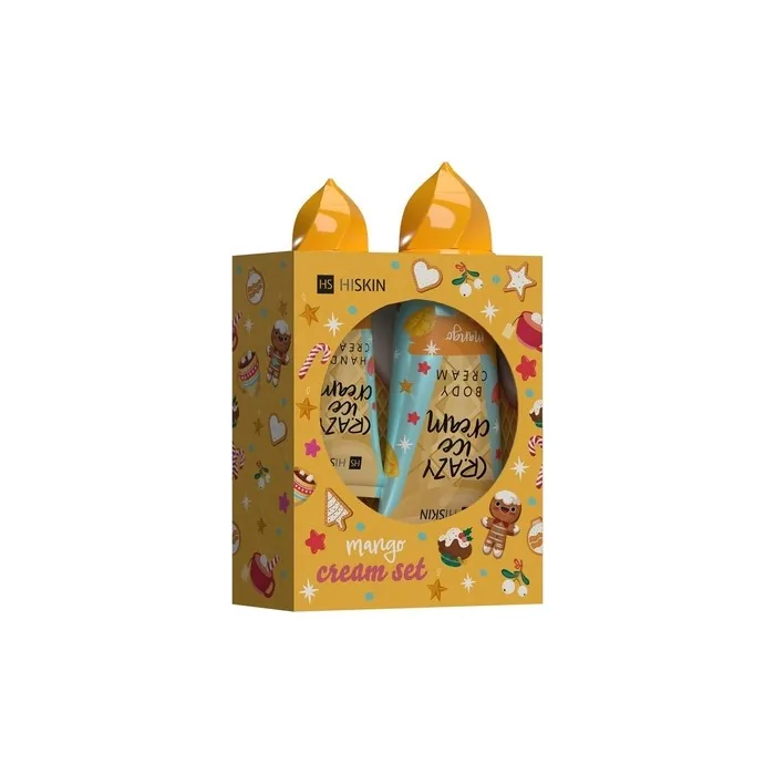 Hiskinset Crazy Ice Cream Hand Cream Mango 60ml And Body Cream Mango 200ml