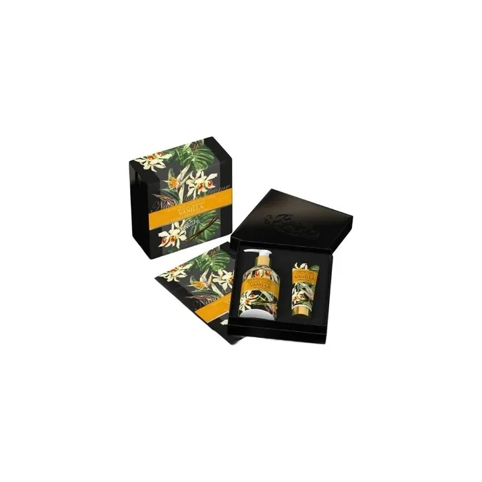 Rudy Nature & Aroma Vanilla Gift Set - Liquid Soap 250 Milliliters + Hand Cream 100 Milliliters