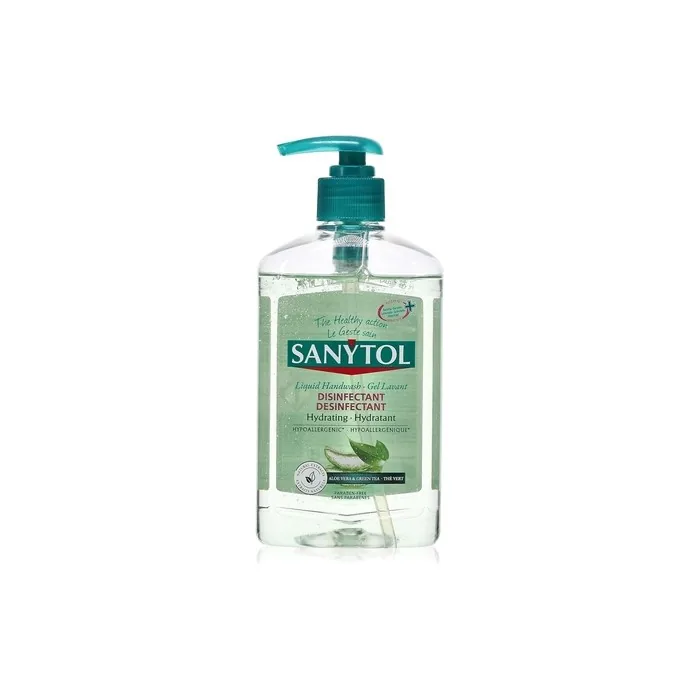 Disinfectant and Moisturizing Hand Gel 250ml with Aloe Vera and Green Tea