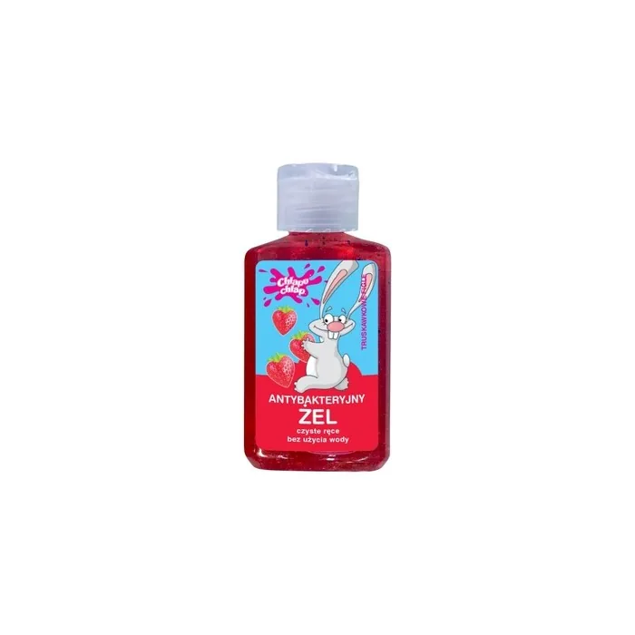 Chlapu Chlap Antibacterial Gel For Hands Strawberry Fun 60 Ml