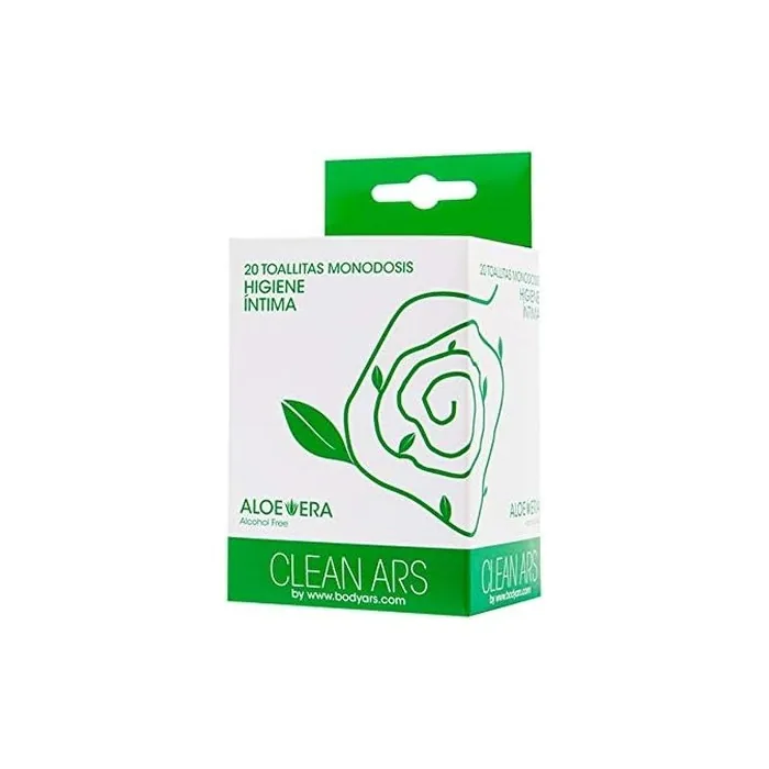 Body ARS 1330220 Clean Cleaning Wipes for Coffee Pads Hygiene Aloe Vera