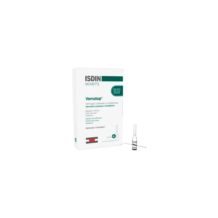 Isdin Verrutop Wart Treatment 4x010ml