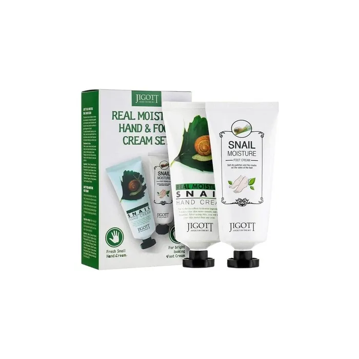 JIGOTT Real Moisture Hand & Foot Cream Set (100 ml+100 ml)