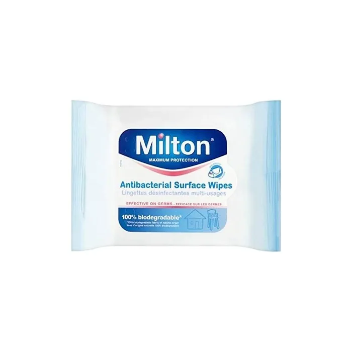 Milton Antibacterial Surface Wipes 30 Pack