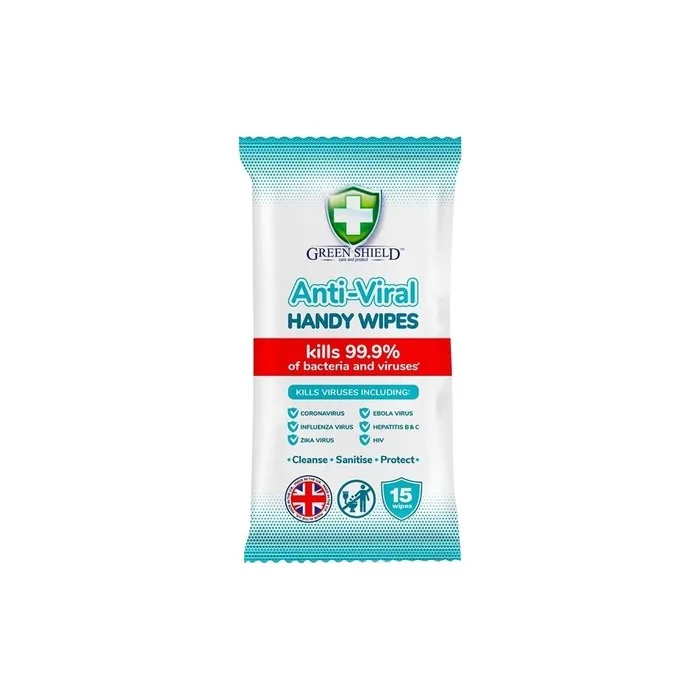 Green Shield Anti-Viral Handy Wipes