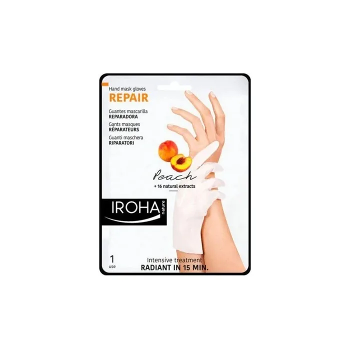 Iroha Nature Iroha Nature Peach Hand And Nail Mask Gloves Repair