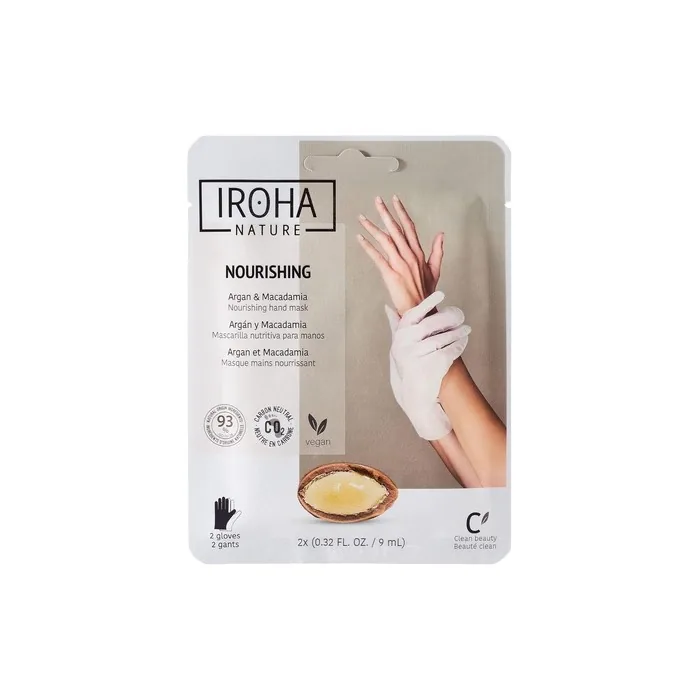Iroha Nature Nourishing Gloves Mask for Hands - Argan