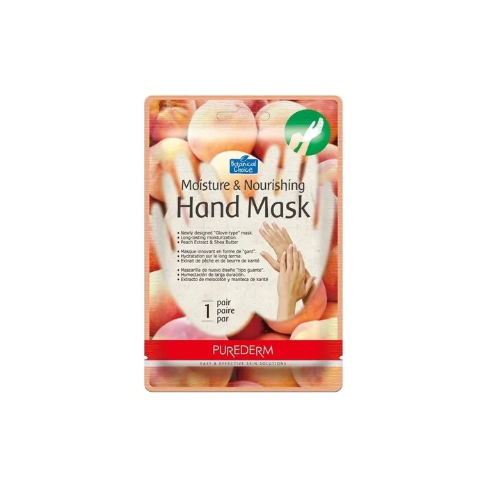 Moisture and Nourishing Peach Hand Mask