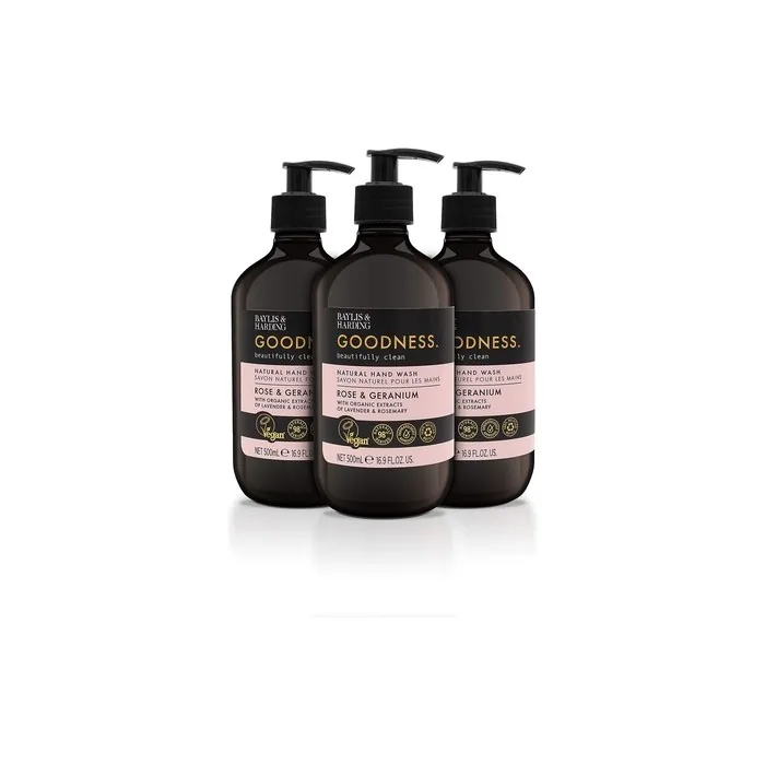 Baylis & Harding Goodness Rose and Geranium 500ml Hand Wash