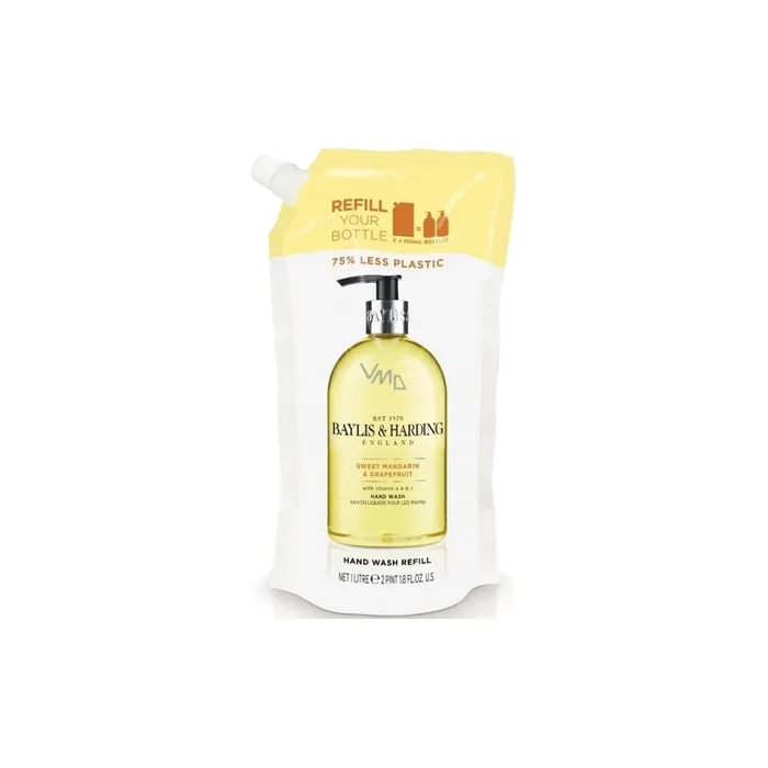 Baylis & Harding Signature Sweet Mandarin Grapefruit Hand Wash 1litre Refill