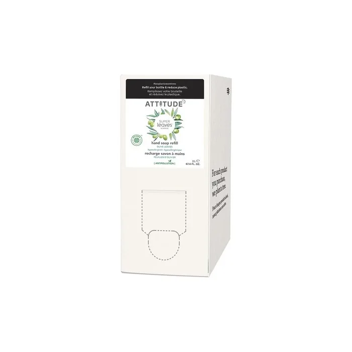 ATTITUDE Hand Soap Eco-Refill Olive Leaves 67.6 Fl Oz