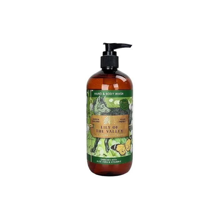 The English Soap Company Hand & Body Wash 500ml - Lily Of The Valley