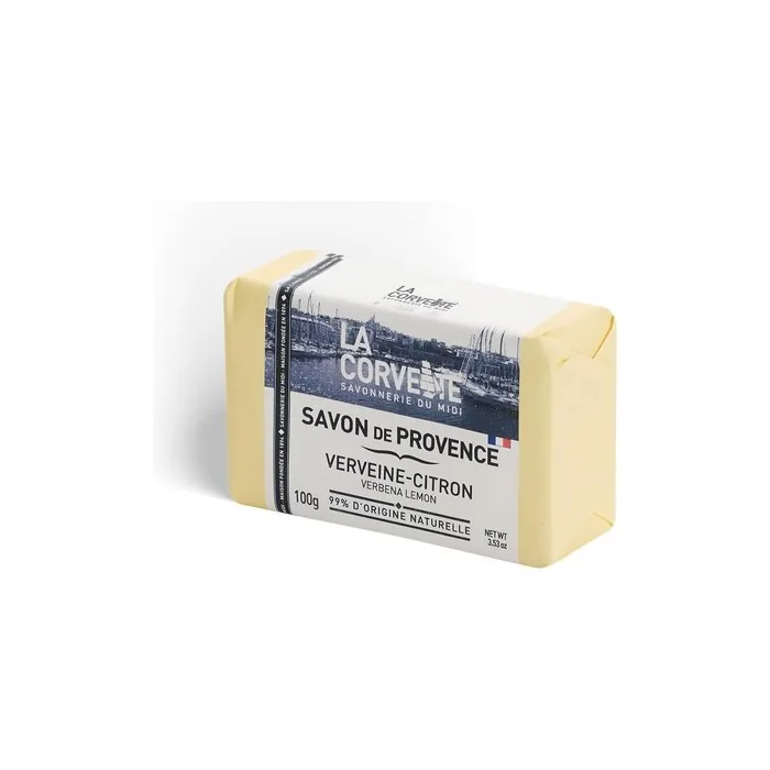 La Corvette Provence Soap with Lemon Verbena 100g - Scented Hand Soap
