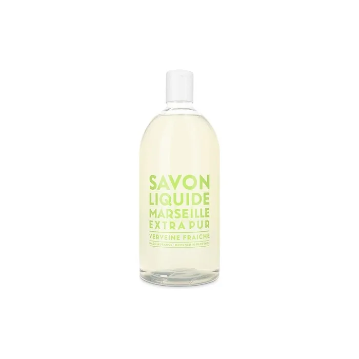 Compagnie de Provence Fresh Verbena Liquid Soap 1 Litre Refill Size Gentle and Refreshing