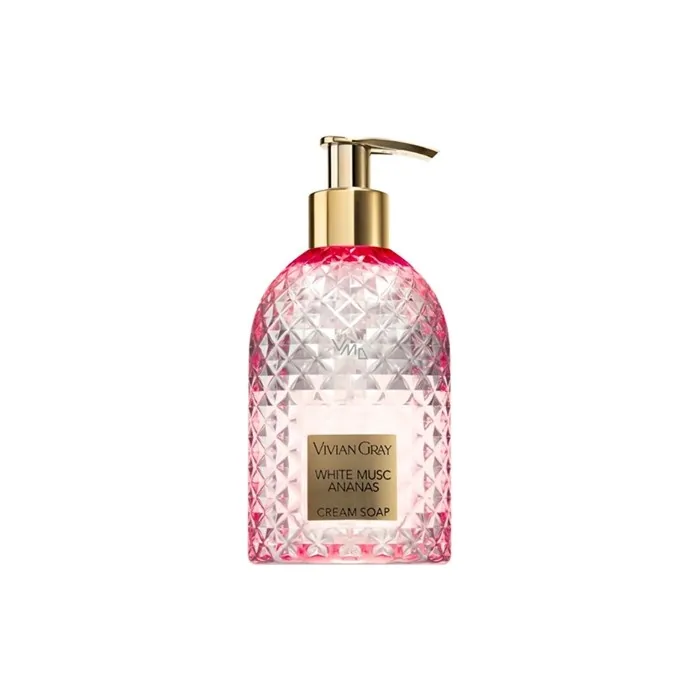 Vivian Gray Cream Liquid Hand Soap White Musk & Pineapple 300 Ml