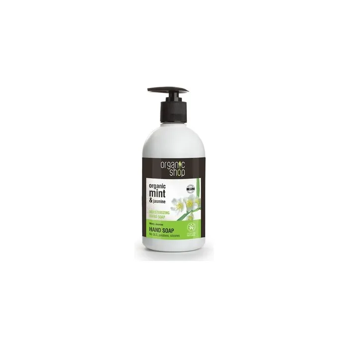 Organic Shop Organic Mint & Jasmine Moisturizing Hand Soap 500ml