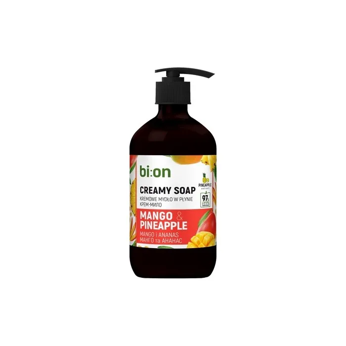 Elfa Pharm Bio Naturell Creamy Liquid Soap With Pump Mango And Pineapple 473 Ml