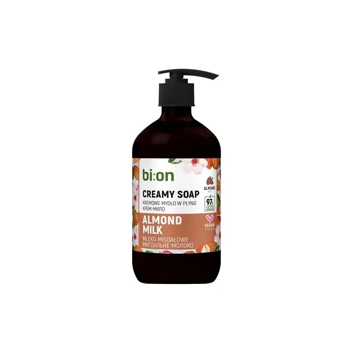 Elfa Pharm Bio Naturell Creamy Liquid Soap With Pump Almond 473 Ml