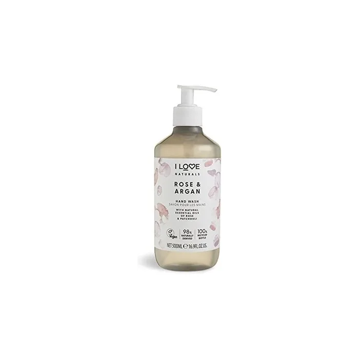 I Love Naturals Rose & Argan Hand Wash with Natural Oils 500ml