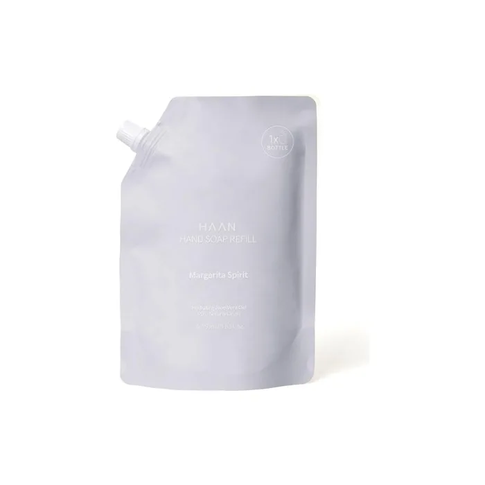 HAAN Hand Soap Refill 350ml with Aloe Vera, Cocos Nucifera, and Glycerin - Margarita Spirit Scent - Recyclable and Vegan