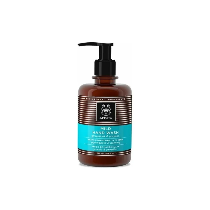 Apivita Hand Care Mild Hand Wash with Grapefruit and Propolis 300ml