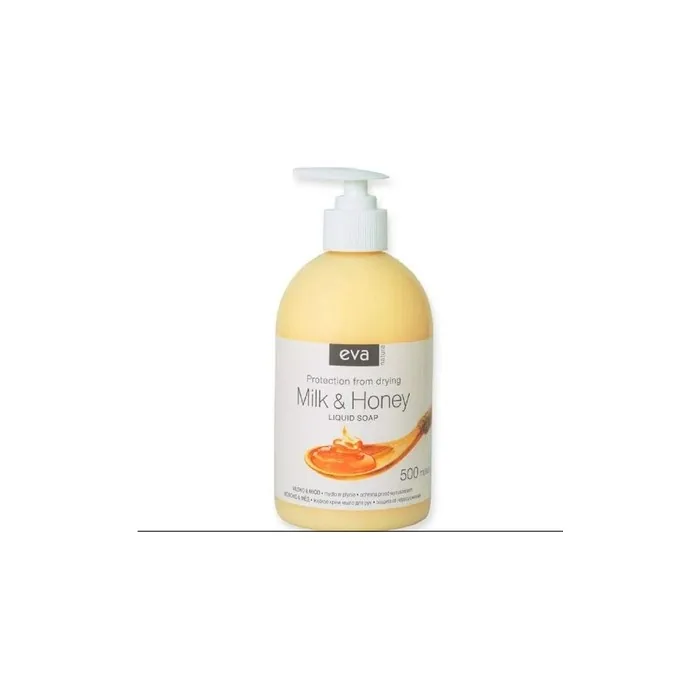 Eva Natura Creamy Liquid Soap 500ml Milk And Honey