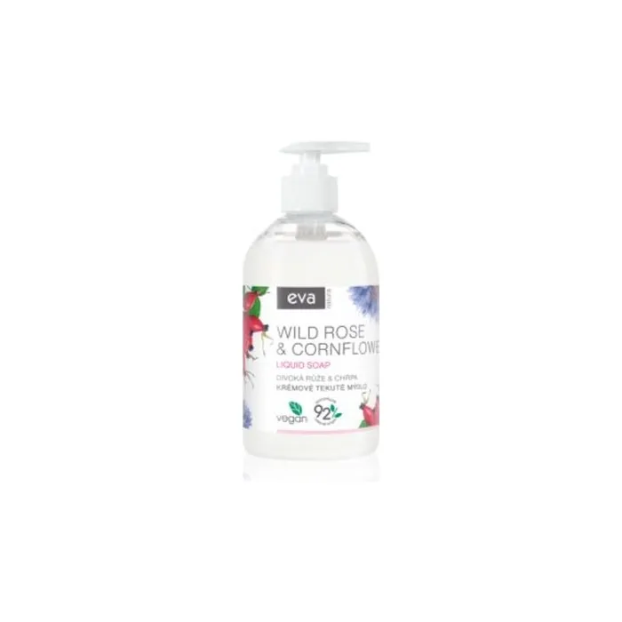 Eva Natura Creamy Liquid Soap 500 Ml Cornflower And Wild Rose