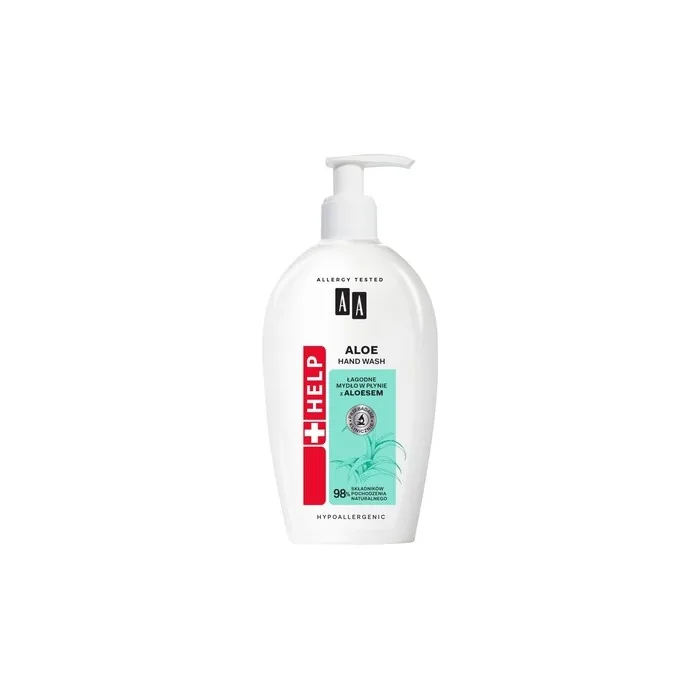 Aa Help Aloe Hand Wash Gentle Liquid Soap Aloe 300ml