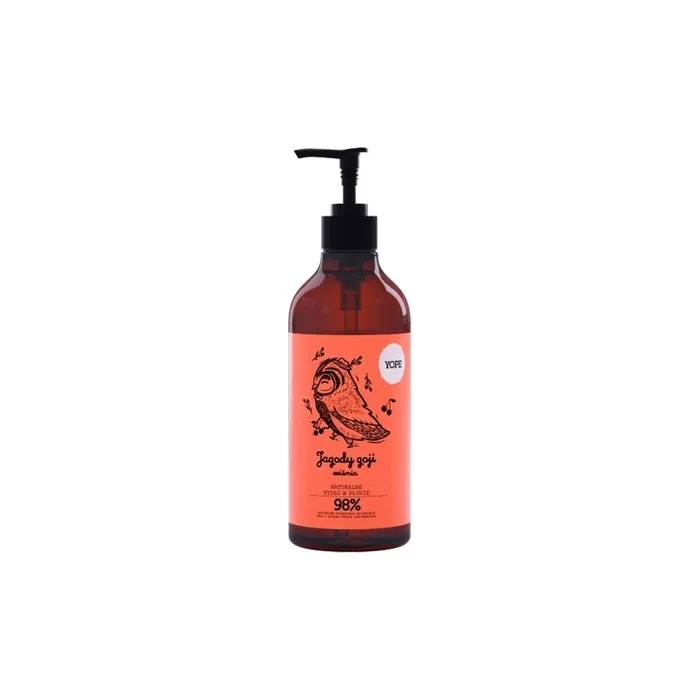 Yope Natural Hand And Body Soap Goji Berries And Cherry 500ml