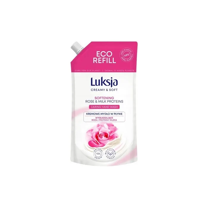 Luksja Creamy Liquid Soap with Rose Extract and Milk Proteins 400ml