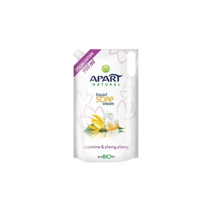 Apart Natural Prebiotic Refill Creamy Liquid Soap Jasmine & Ylang Ylang 900ml