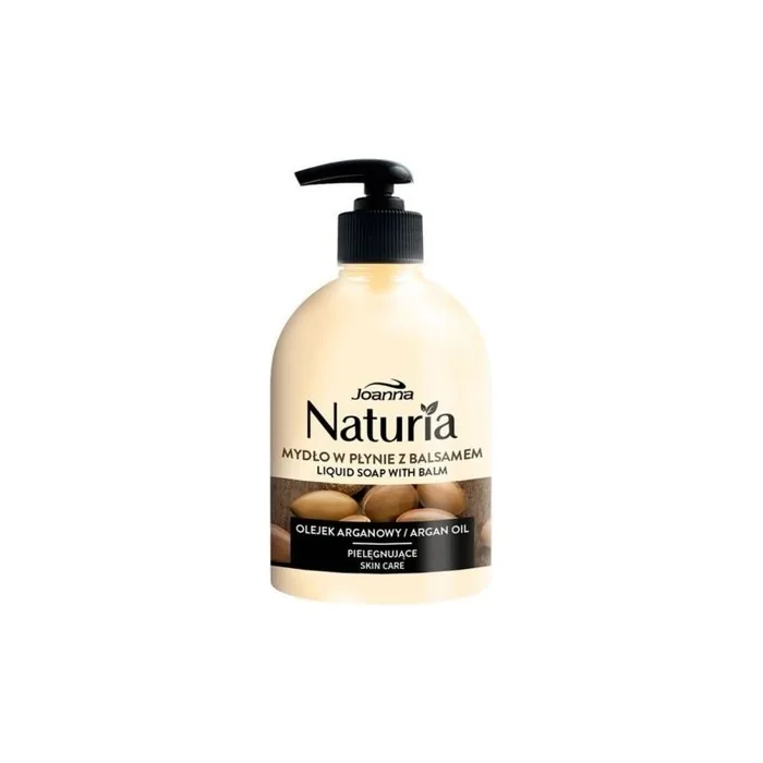 NATURIA Hand Soap with Argan Oil - Liquid Soap with Argan Balm