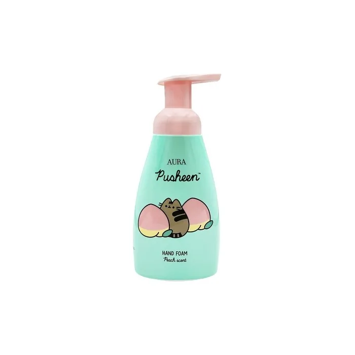 Pusheen Hand Foam Peach 300ml Gentle And Fragrant Hand Wash