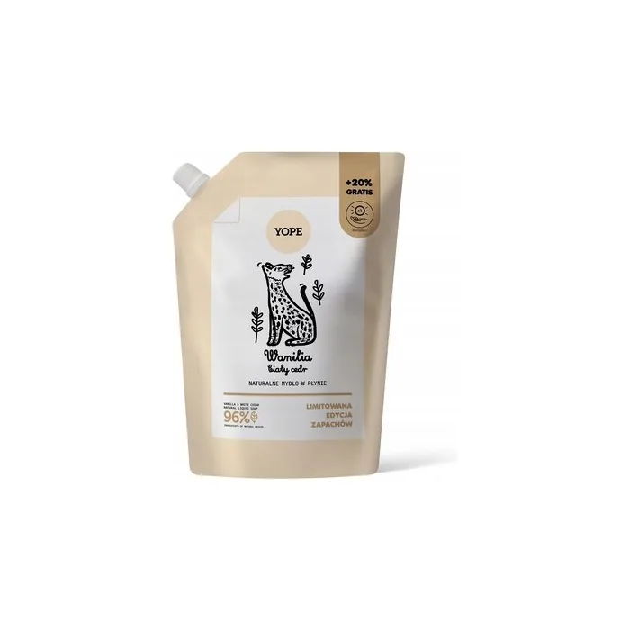 Yope Liquid Soap Refill Vanilla & Cedar 600ml