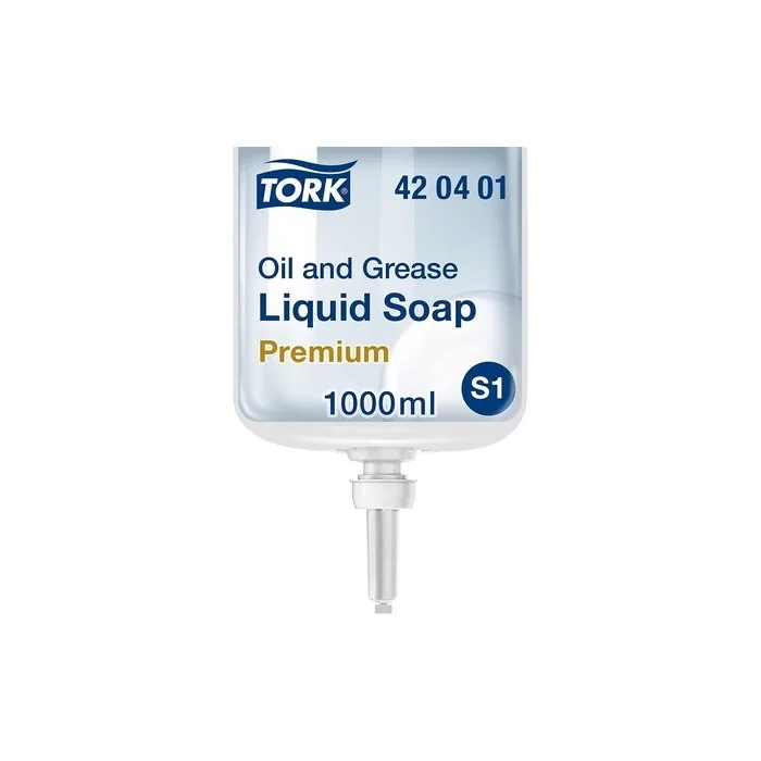 Tork Oil And Grease Liquid Soap - 420401 - Liquid Soap For S1/S11 Dispenser