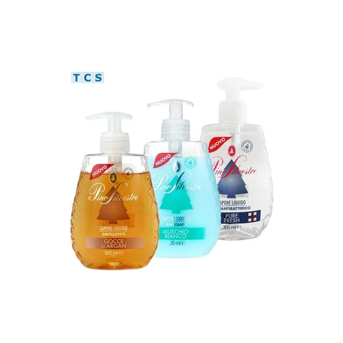 PINO SILVESTRE Liquid Soap in Dispenser 300ml with 3 Fragrance Notes