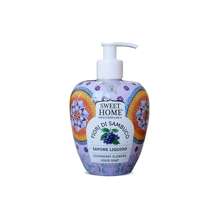 Sweet Home Mediterranean Elderflower Liquid Soap 500ml - Moisturizing Floral Scent