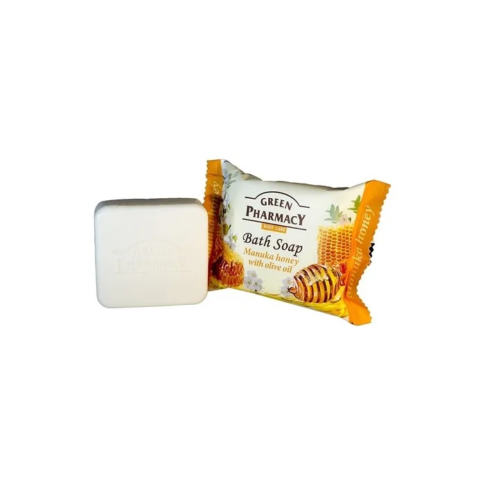 Green Pharmacy Manuka Honey Bath Soap Bar with Olive Oil 100g