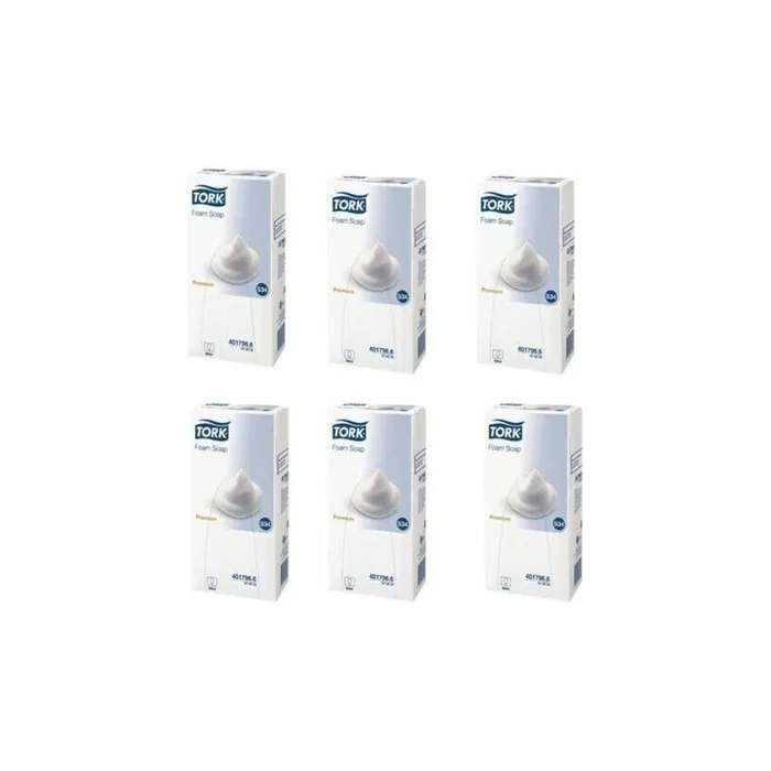 Tork Hand Lotion Foam Soap 0.8 Litre Pack Of 6 470022 S34