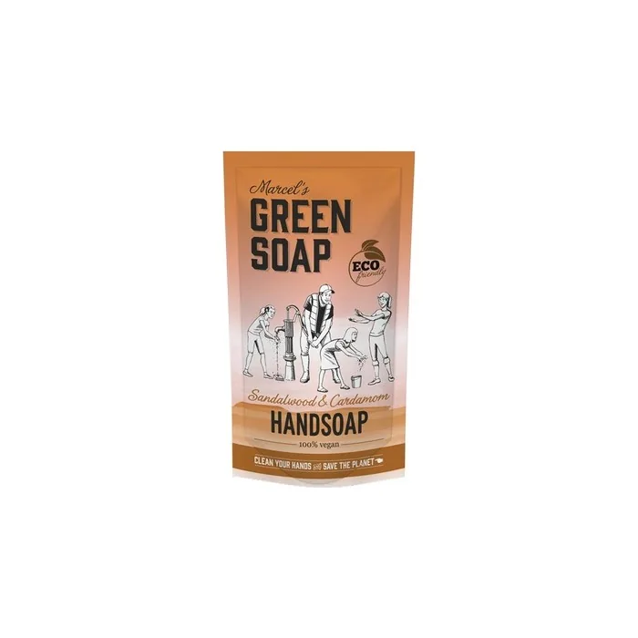 Marcel's Green Soap Hand Soap Sandalwood & Cardamom Refill
