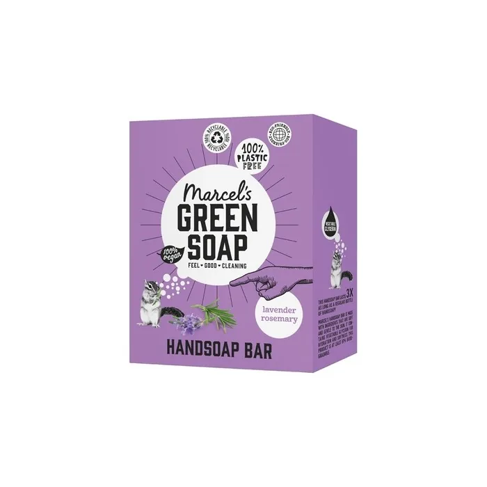 Marcel's Green Soap Hand Soap Bar Lavender & Rosemary