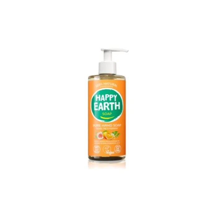 Happy Earth Pure Hand Soap Rose Petitgrain - 300 Milliliters