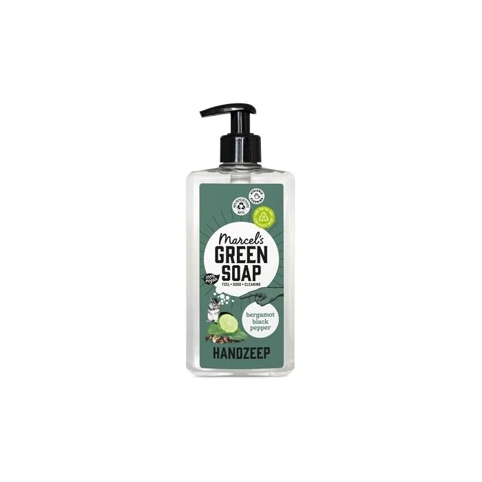 Marcel's Green Soap Hand Soap Bergamot & Black Pepper Pump