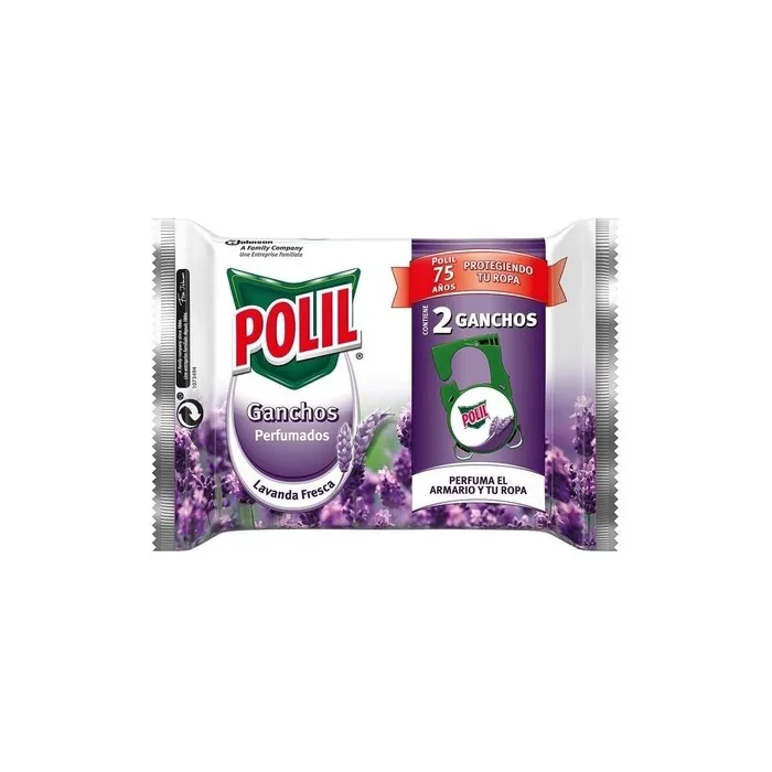 Raid Polil Anti-Moth Hangers with Lavender Perfume 2 Hooks