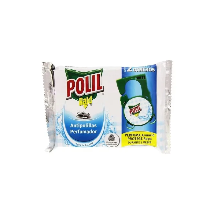 Raid Polil Anti-Moth Hangers With Lavender Perfume, 2 Hooks